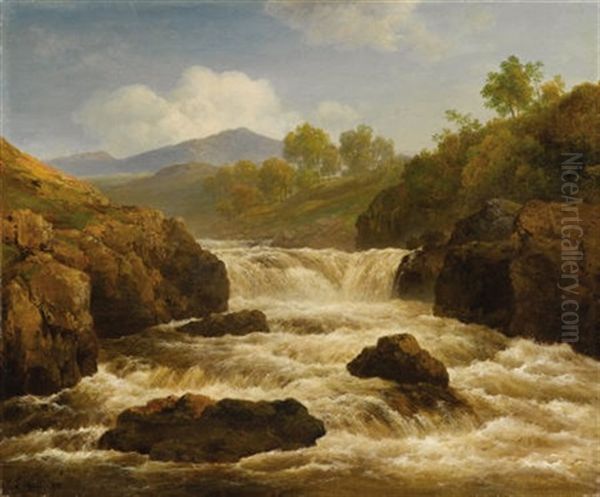 Landscape With River (+ Another; Pair) - view 1