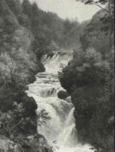 Falls On The River Bruar, Blair Athol