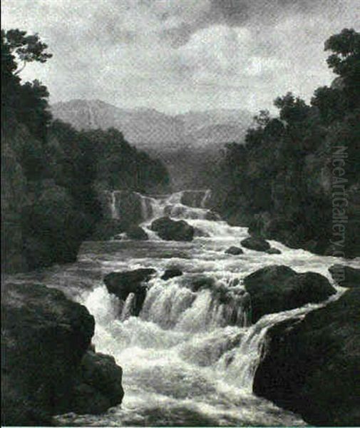A Mountain Torrent - view 1