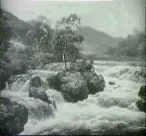 On The River Ary, Scotland  Lower Falls Of The Orchy, Scotland by Edmund Gill