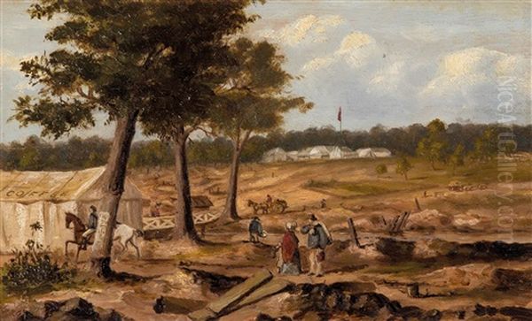 Government Camp From Across The Creek, Creswick - view 1