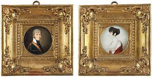 Herr- Och Damportratt (pair)