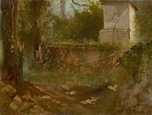 "am Johannisfriedhof In Dresden" (study) by Christian Friedrich Gille
