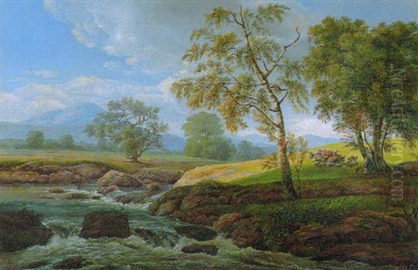 Landschaft Am Millischauer In Bohmen - view 1