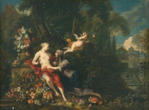 Vertumne Et Pomone by Jan Pauwel Gillemans The Elder