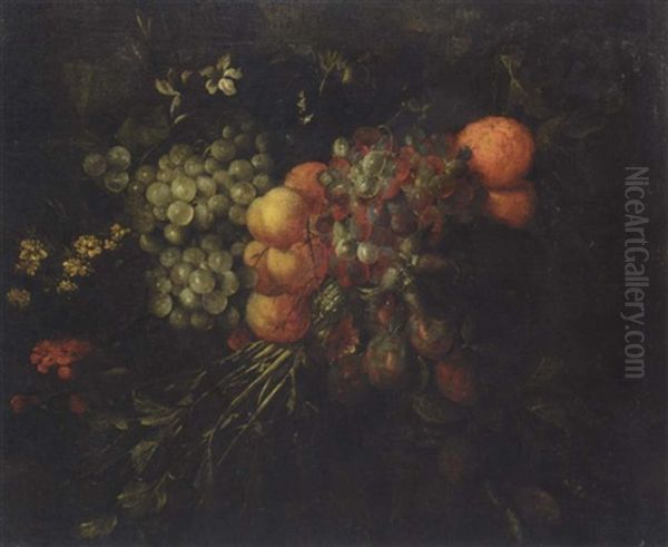 A Still Life Of Fruit And Flowers - view 1