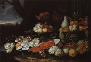 Stilleben Mit Fruchten, Austern, Und Hummer Stilleben Mit Fruchten, Austern, Und Hummer