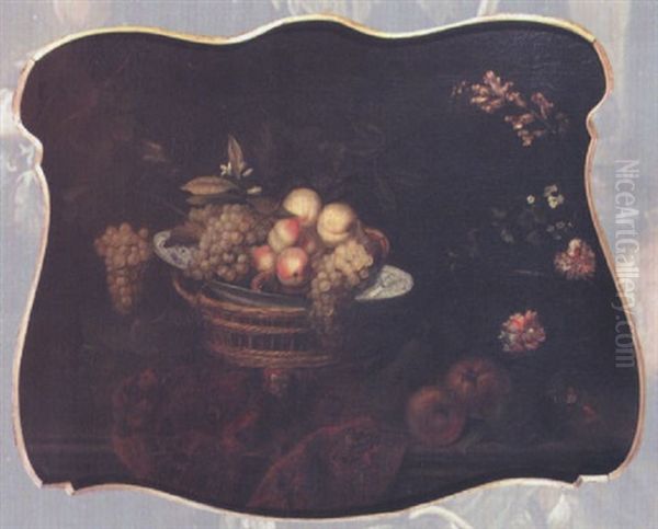 Assemblage De Fruits Sur Un Entablement - view 1