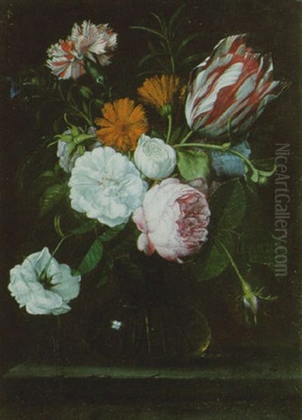 Blumen In Einer Glasvase - view 1