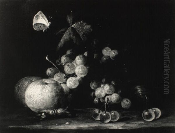 Still Life With Grapes And Cherries - view 1