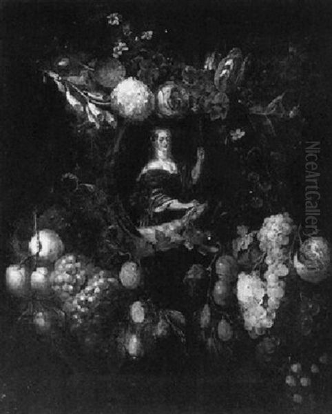 Diana Encircled By Fruit And Flowers - view 1