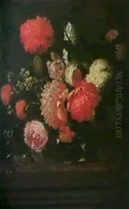 Vase De Fleurs Sur Un Entablement Vase De Fleurs Sur Un Entablement