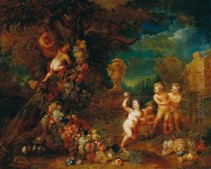 An Allegory Of Earthly Love by Jan Pauwel Gillemans the Younger