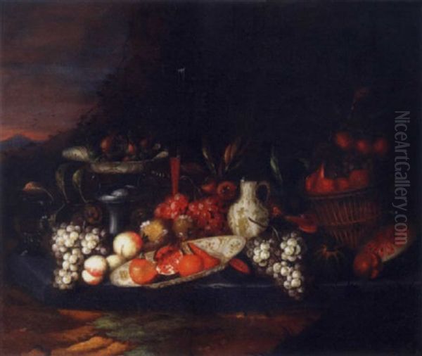 Trophees De Fruits Dans Des Paysages - view 1