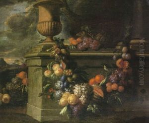 Paisaje Con Guirnaldas De Frutas Paisaje Con Guirnaldas De Frutas