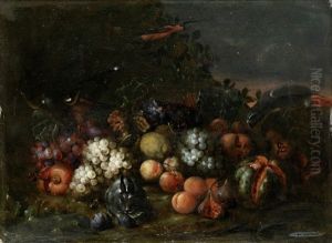 Fruchtestillleben Mit Hasen