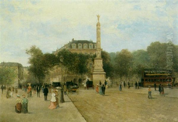 A View Of The Place De La Bastille - view 1