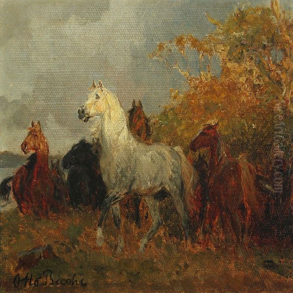 Landscape With Horses - view 1