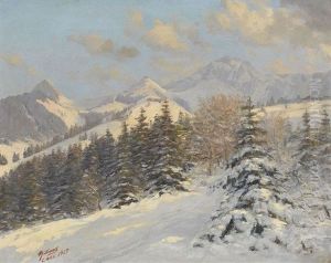 Dent De Jaman Und Rocher De Naye Im Schnee Dent De Jaman Und Rocher De Naye Im Schnee