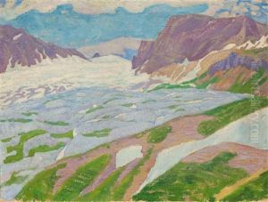 Sanetsch-gletscher by Eugene Gilliard
