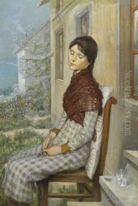 La Convalescente (violette) by Eugene Gilliard