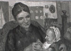 Mutter Mit Kind by Eugene Gilliard