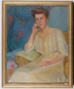 Portrait De Femme by Marguerite Gilliard