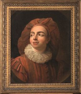 Portrait De Mezzetin by Claude Gillot