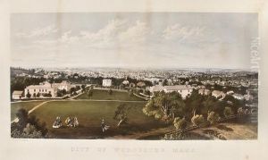 City Of Worcester Mass. by John Badger Bachelder