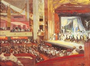 Soiree A L'opera by Eugene Louis Gillot
