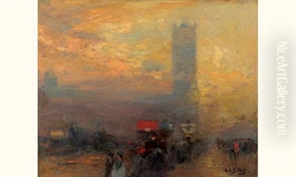Coucher De Soleil Sur Londres - view 1