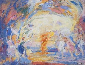 Music Hall by Eugene Louis Gillot