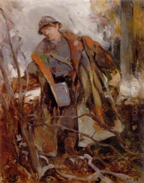 Soldat I Bla Uniform, 1. Verdenskrig - view 1