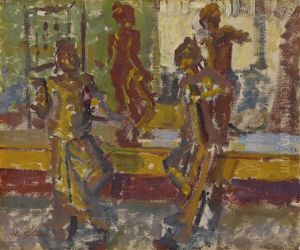 Indian Figures by Harold Gilman