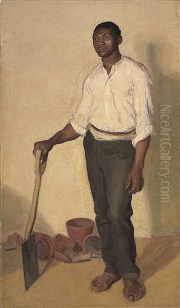 Portrait Of A Negro Gardener - view 1