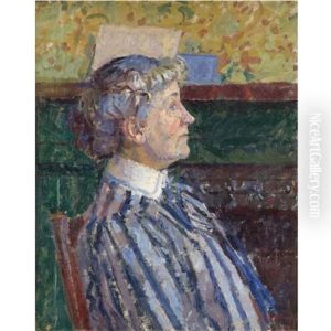 Portrait Of Irene Battiscombe, The Artist's Sister (the Striped Blouse)