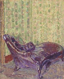 The Horse Hair Chaise-lounge by Harold Gilman