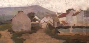 Farm Buildings by Harold Gilman