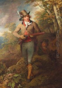 Portrait Of Colonel Thornton, Marquess Dupont by Sawrey Gilpin