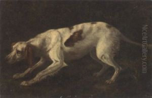 A Pointer In A Landscape by Sawrey Gilpin