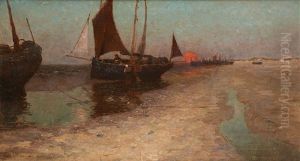 Barques De Pecheurs Amarrees
