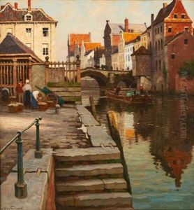 Vue De Malines by Victor Olivier Gilsoul