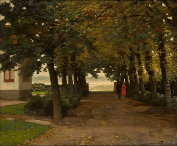 Conversation Dans L'allee - view 1