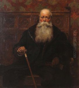 Portrait D'un Vieillard Dans Un Fauteuil by Victor Olivier Gilsoul