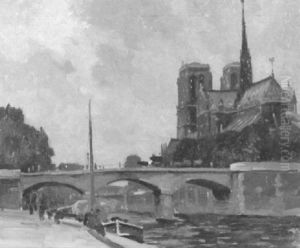 Die Seine Mit Notre-dame