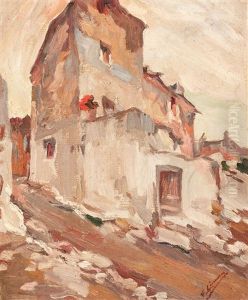 Calle De Un Pueblo by Francisco Gimeno Arasa