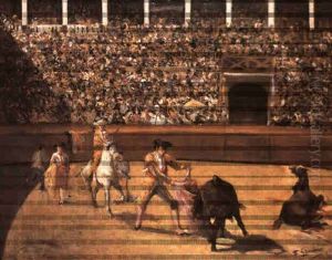 Corrida De Toros by Francisco Gimeno Arasa