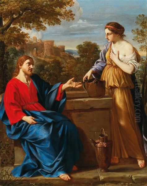 Christ And The Samaritan Woman At The Well - view 1
