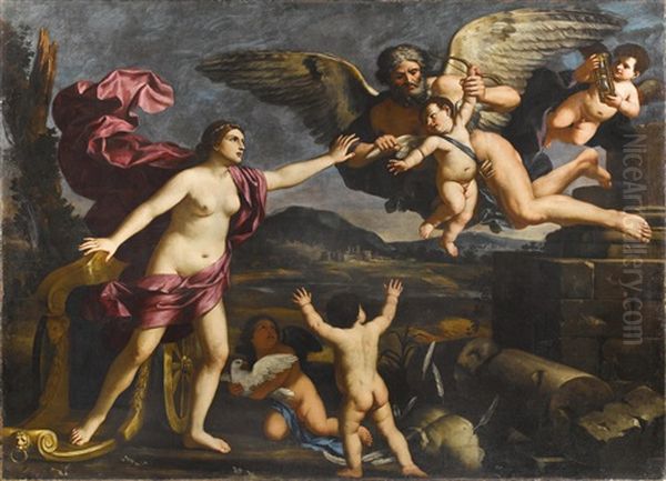 Venus, Cupido Und Chronos - view 1