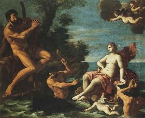 Polyphemus And Galatea by Giacinto Gimignani